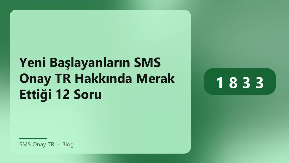 SMS Onay TR hizmetlerinin tanıtımı için bilgi dolu görsel.